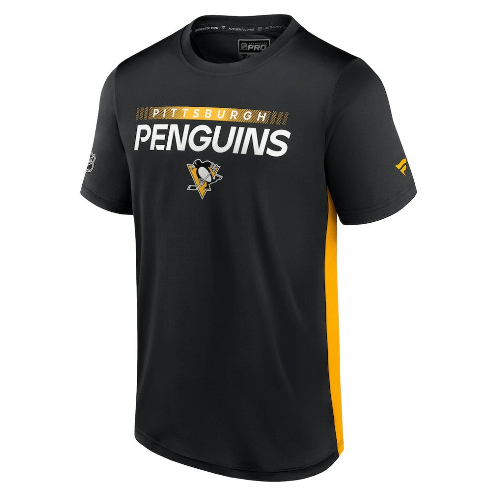 Pittsburgh Penguins Fanatics Authentic Pro Rink Tech T-Shirt - Black/Gold | Fanatics near me