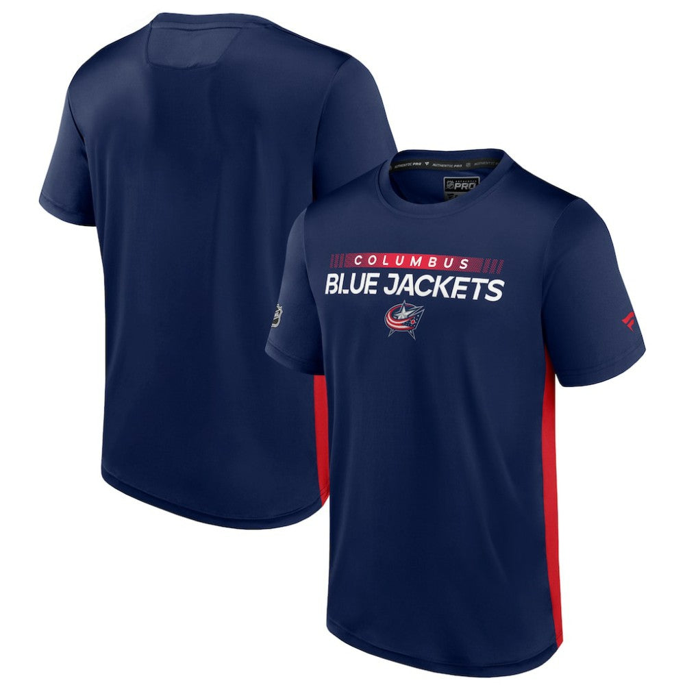 Columbus Blue Jackets Fanatics Authentic Pro Rink Tech T-Shirt - Navy/Red | Fanatics near me