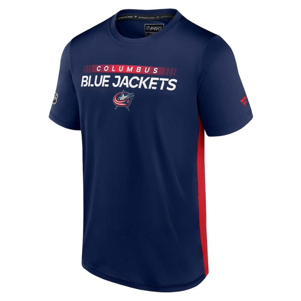 Columbus Blue Jackets Fanatics Authentic Pro Rink Tech T-Shirt - Navy/Red | Fanatics near me
