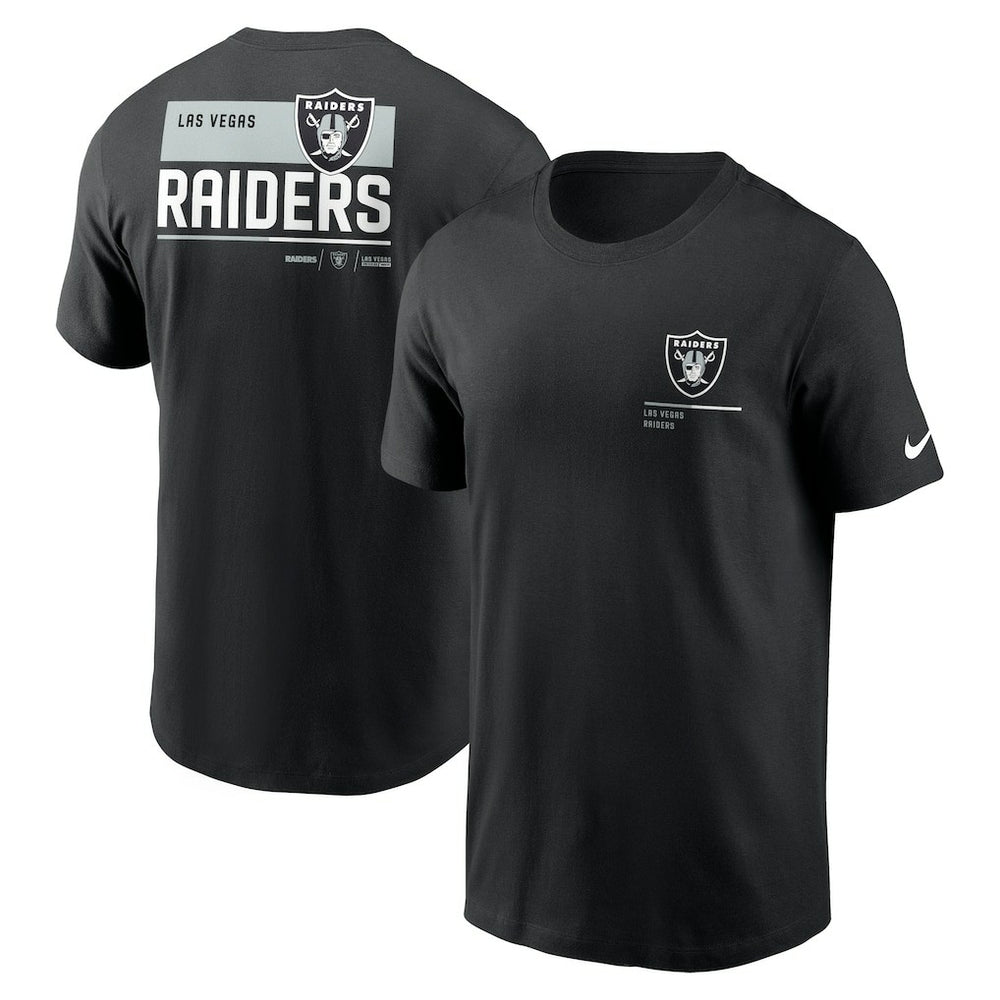 Las Vegas Raiders Team Incline T-Shirt - Black - Nike