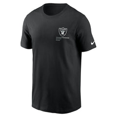 Las Vegas Raiders Team Incline T-Shirt - Black - Nike