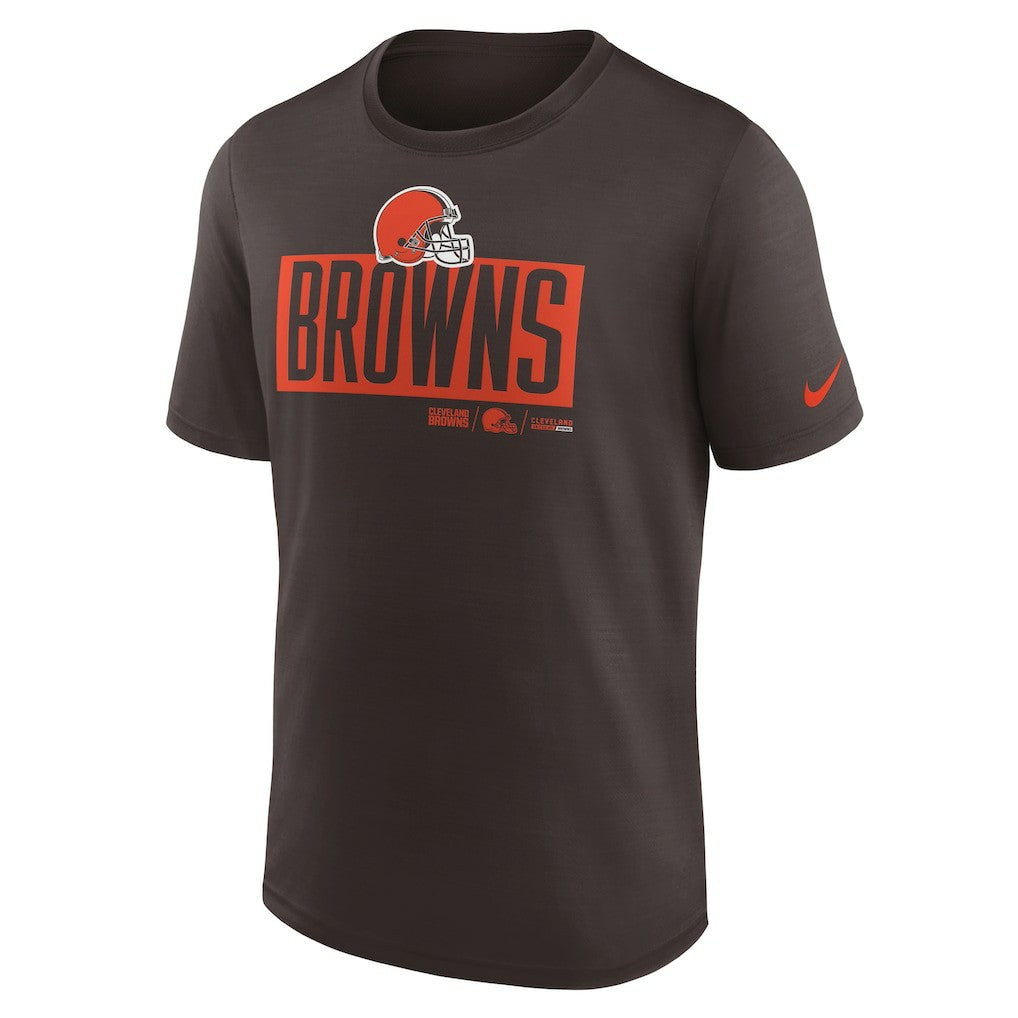 Cleveland Browns Exceed Performance T-Shirt - Brown - Nike