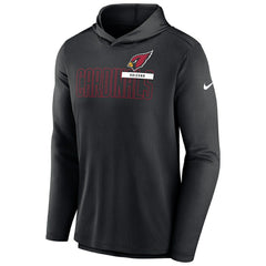 Arizona Cardinals Lightweight Performance Hooded Long Sleeve T-Shirt - Black - Nike