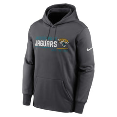 Jacksonville Jaguars Prime Logo Name Split Pullover Hoodie - Anthracite - Nike