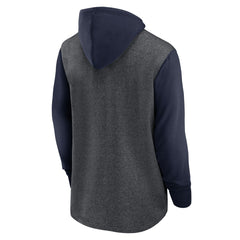 Tennessee Titans Surrey Legacy Pullover Hoodie - Heathered Charcoal/Navy - Nike