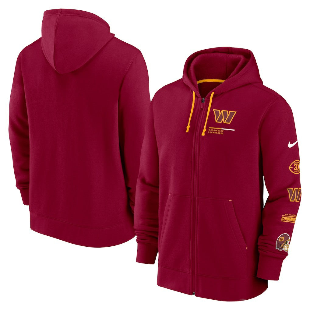Washington Commanders Surrey Full-Zip Hoodie - Burgundy - Nike