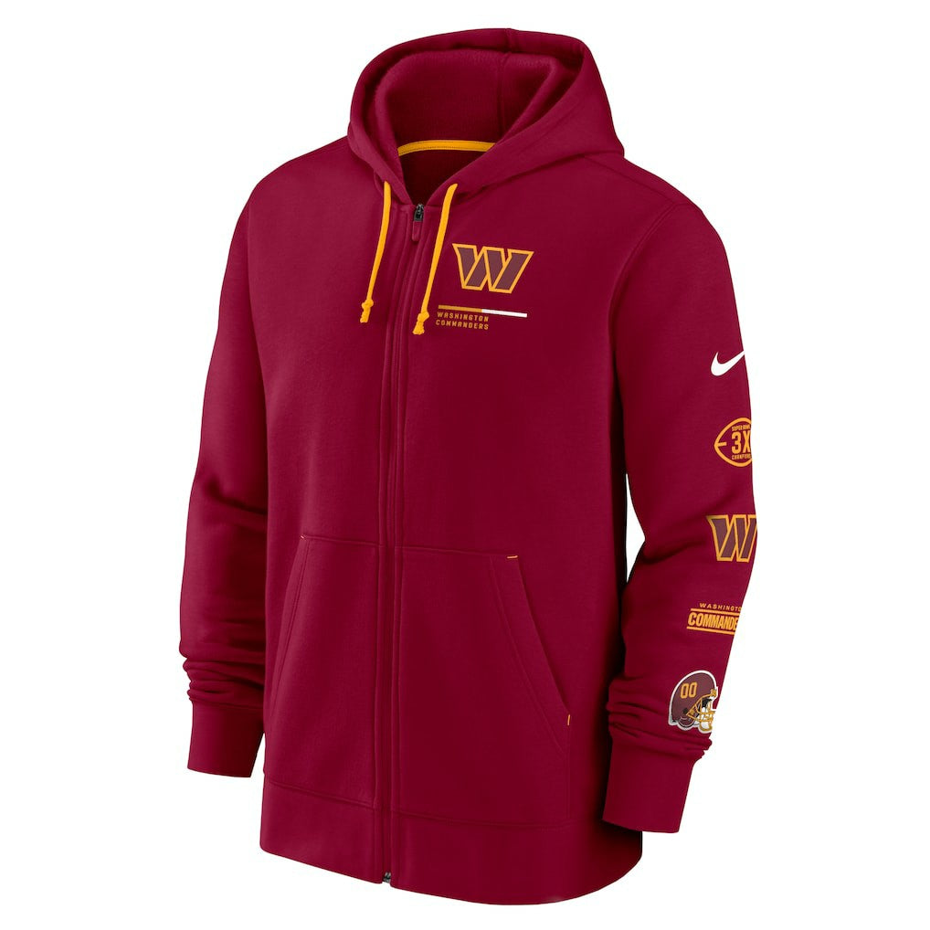 Washington Commanders Surrey Full-Zip Hoodie - Burgundy - Nike