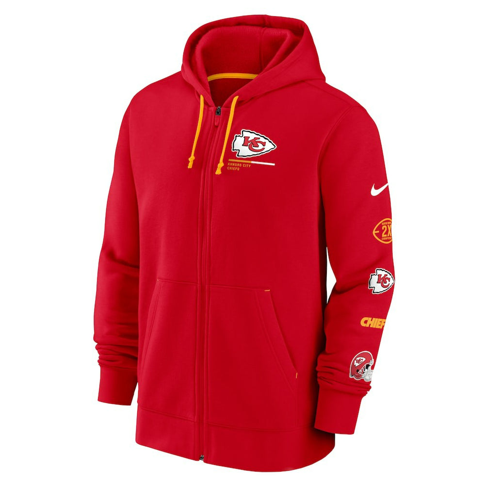 Kansas City Chiefs Surrey Full-Zip Hoodie - Red - Nike