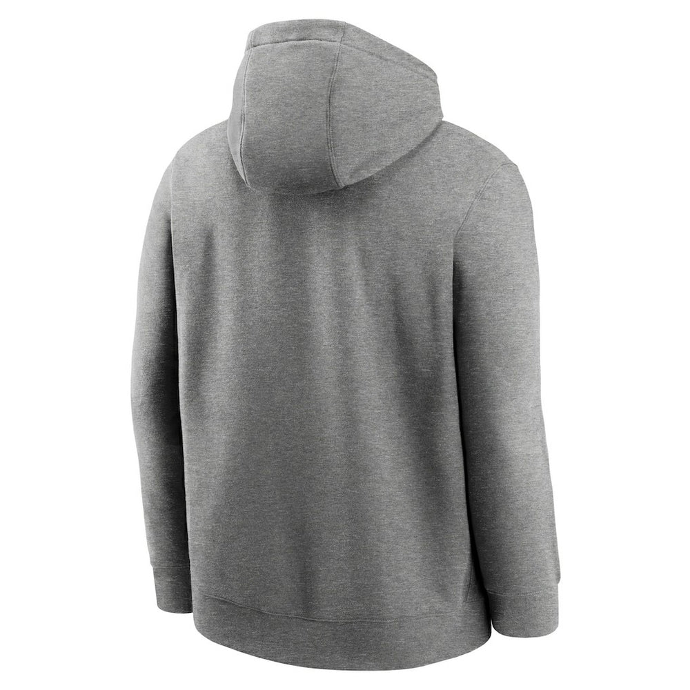 Los Angeles Rams Rewind Club Fleece Pullover Hoodie - Heathered Gray - Nike