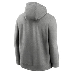 Green Bay Packers Rewind Club Fleece Pullover Hoodie - Heathered Gray - Nike