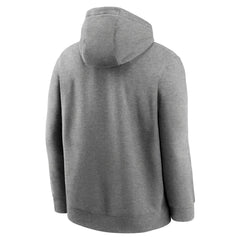 New York Jets Rewind Club Fleece Pullover Hoodie - Heathered Gray - Nike