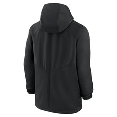 Kansas City Chiefs Spacer Raglan Performance Full-Zip Hoodie - Black - Nike