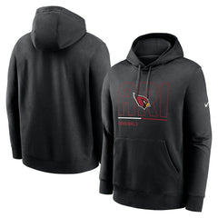 Arizona Cardinals City Code Club Fleece Pullover Hoodie - Black - Nike