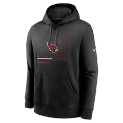 Arizona Cardinals City Code Club Fleece Pullover Hoodie - Black - Nike