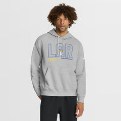 Los Angeles Rams City Code Club Fleece Pullover Hoodie - Heathered Gray - Nike