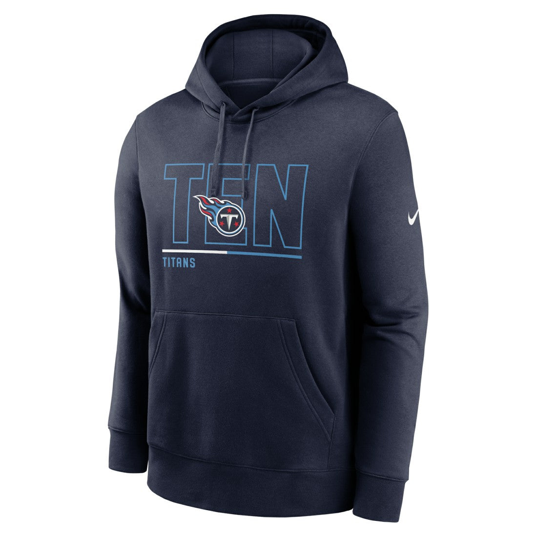 Tennessee Titans City Code Club Fleece Pullover Hoodie - Navy - Nike