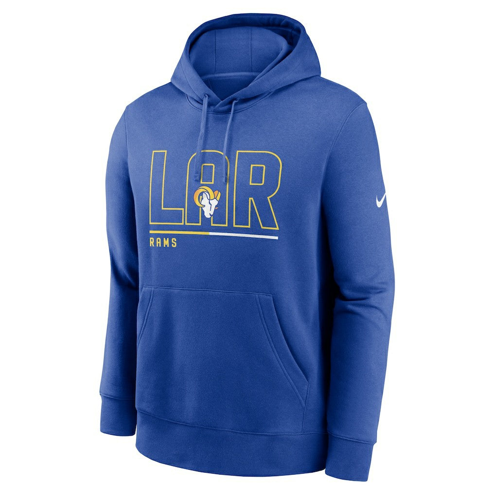 Los Angeles Rams City Code Club Fleece Pullover Hoodie - Royal - Nike