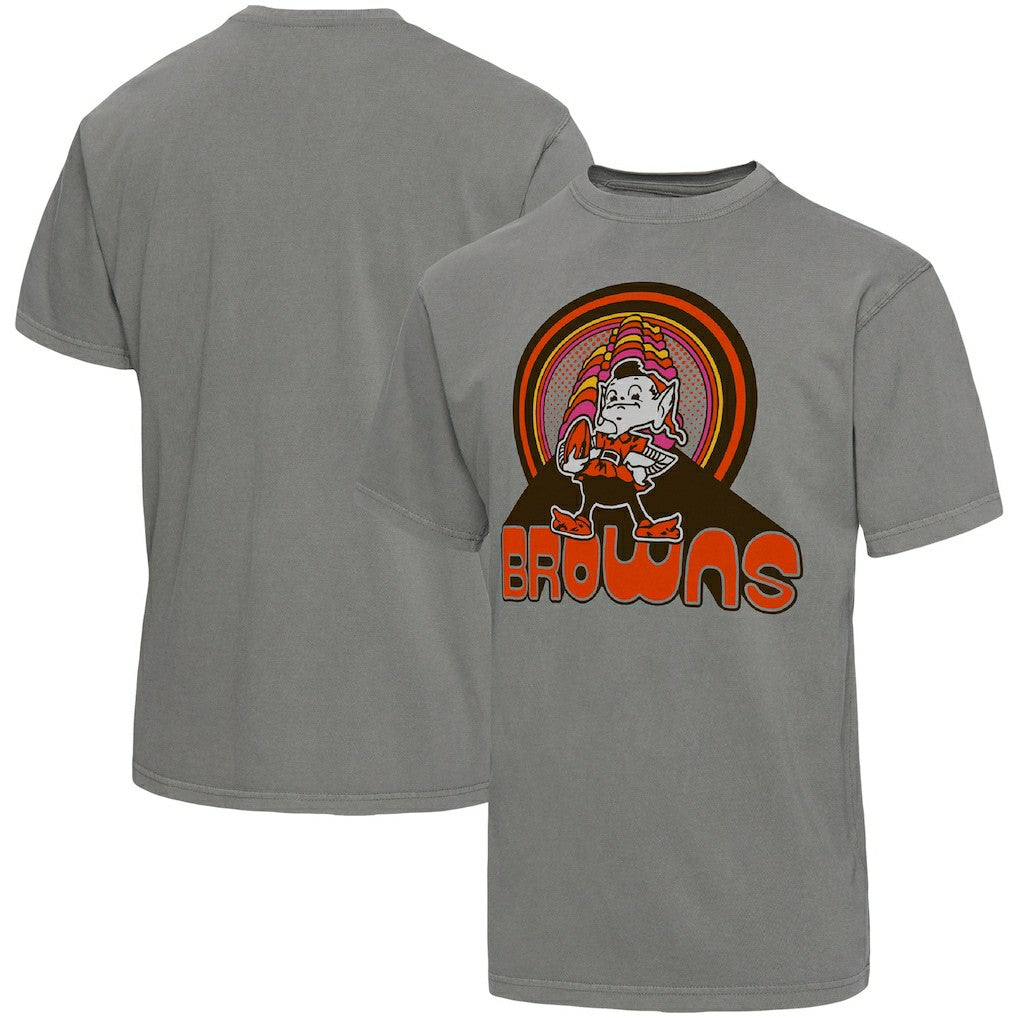 Cleveland Browns Junk Food Wonderland Infinity Vibe T-Shirt - Graphite - NFL