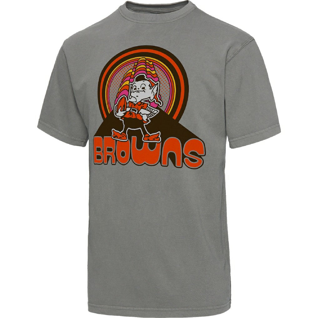 Cleveland Browns Junk Food Wonderland Infinity Vibe T-Shirt - Graphite - NFL