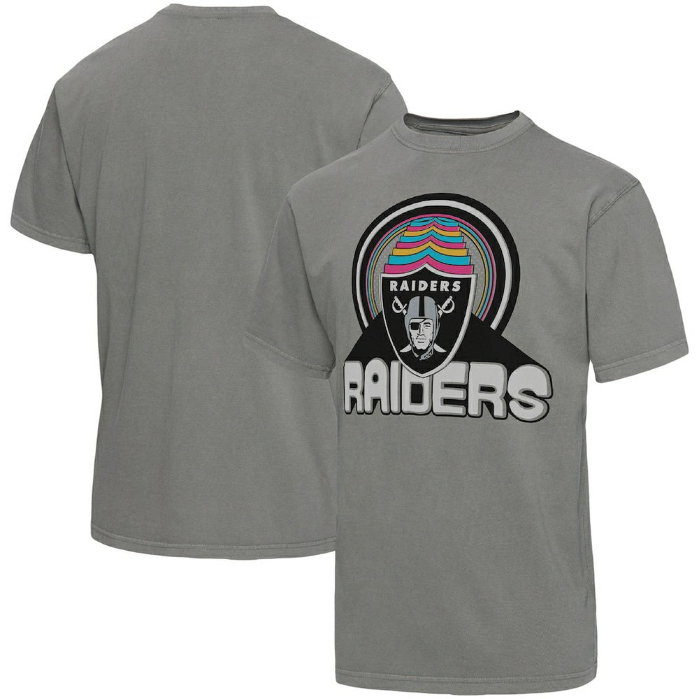 Las Vegas Raiders Junk Food Wonderland Infinity Vibe T-Shirt - Graphite - NFL