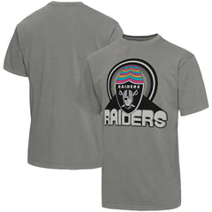 Las Vegas Raiders Junk Food Wonderland Infinity Vibe T-Shirt - Graphite - NFL
