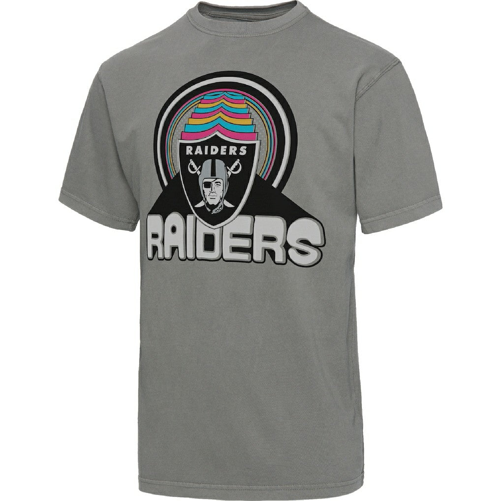 Las Vegas Raiders Junk Food Wonderland Infinity Vibe T-Shirt - Graphite - NFL