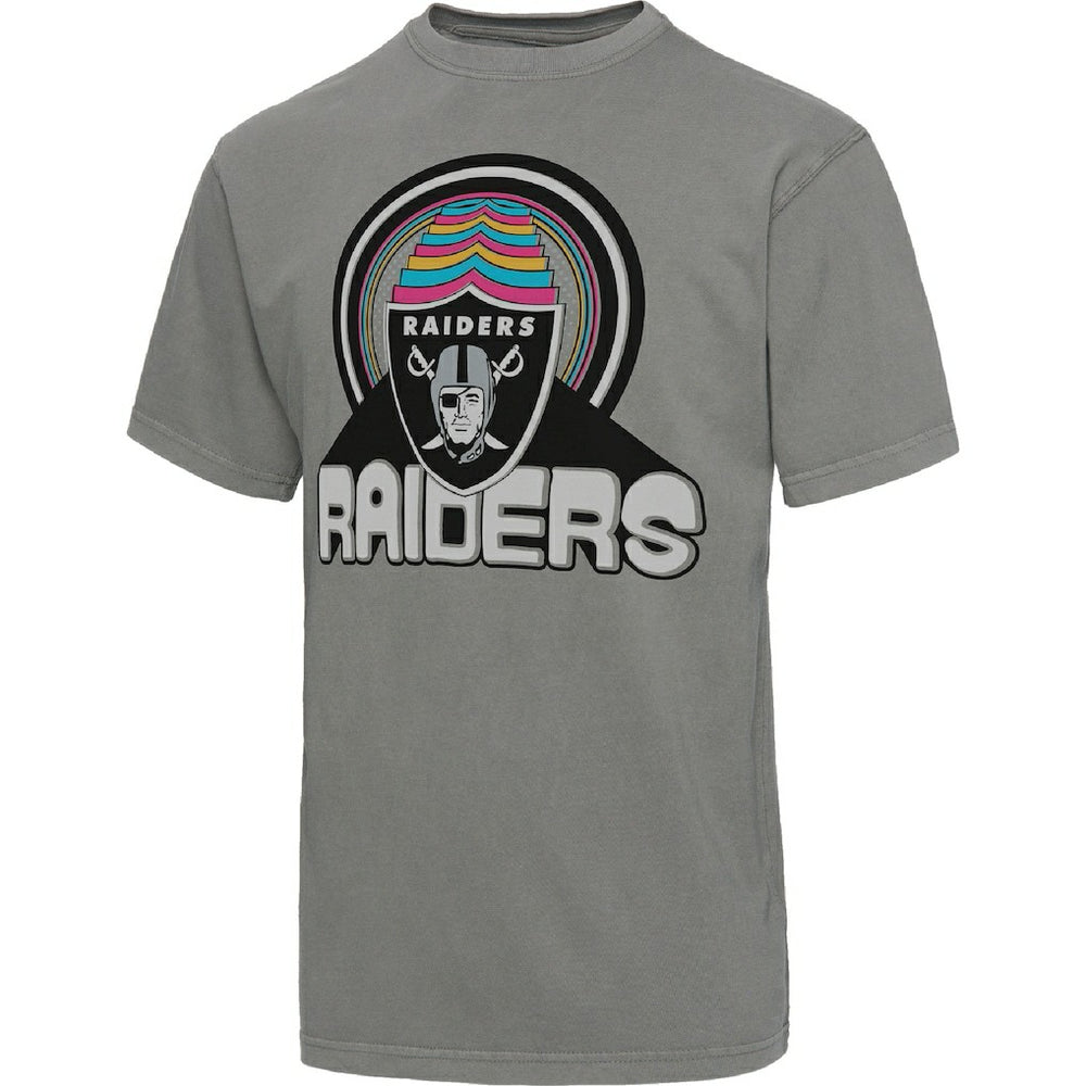 Las Vegas Raiders Junk Food Wonderland Infinity Vibe T-Shirt - Graphite - NFL