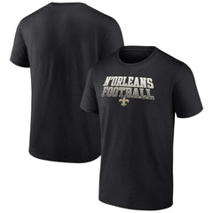 New Orleans Saints Big & Tall N'Orleans Football Statement T-Shirt - Black - Fanatics