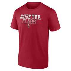 Tampa Bay Buccaneers Big & Tall Raise the Flags Statement T-Shirt - Red - Fanatics