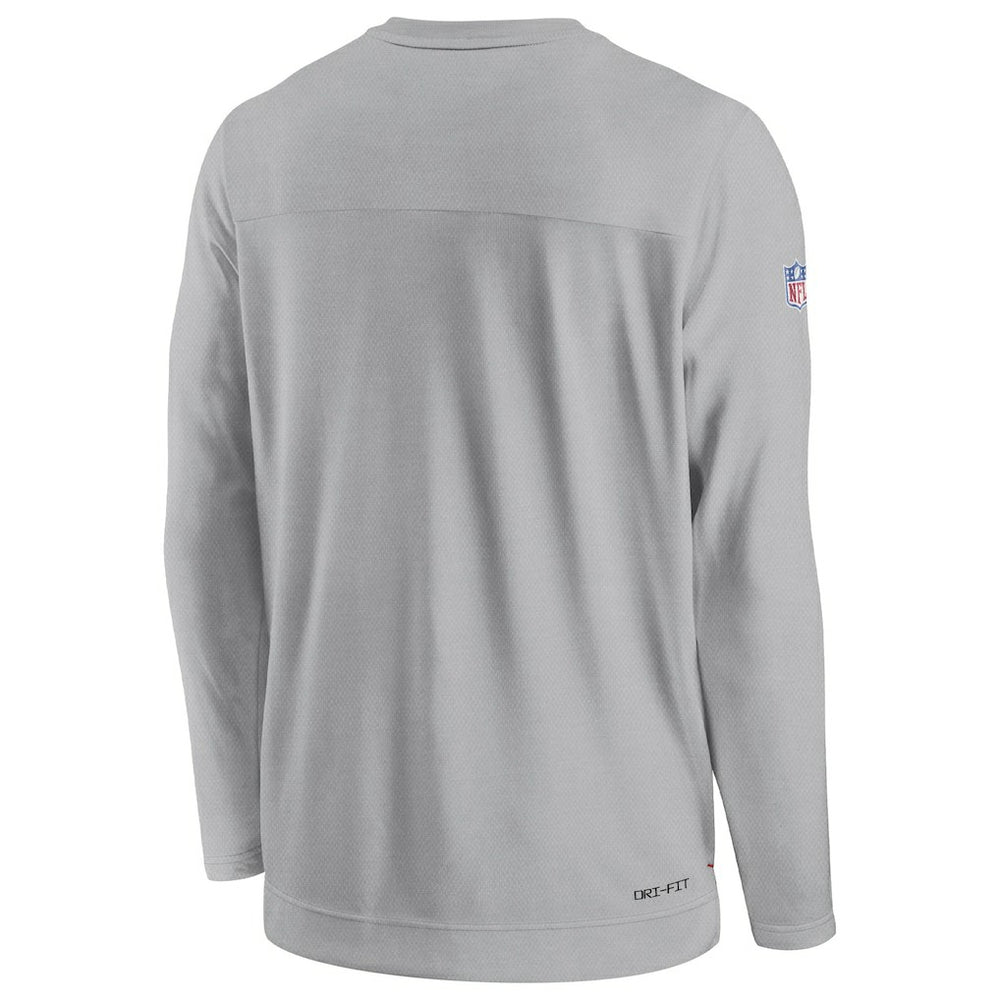 Cleveland Browns Sideline Lockup Performance Pullover Sweatshirt - Gray - Nike