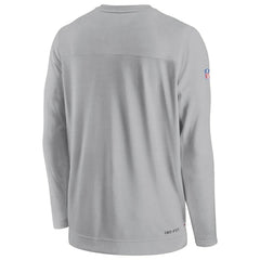 Cleveland Browns Sideline Lockup Performance Pullover Sweatshirt - Gray - Nike