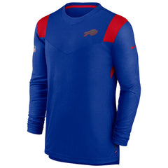 Buffalo Bills Sideline Tonal Logo Performance Player Long Sleeve T-Shirt - Royal - Nike