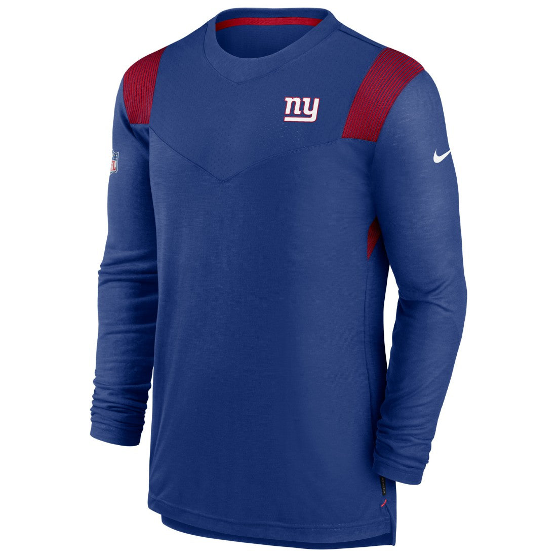 New York Giants Sideline Tonal Logo Performance Player Long Sleeve T-Shirt - Royal - Nike