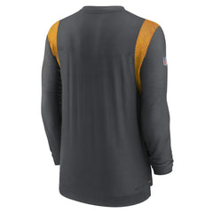 Washington Commanders Sideline Tonal Logo Performance Player Long Sleeve T-Shirt - Charcoal - Nike