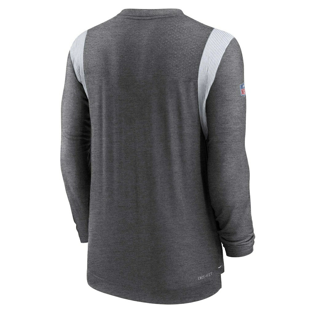 Indianapolis Colts Sideline Tonal Logo Performance Player Long Sleeve T-Shirt - Charcoal - Nike