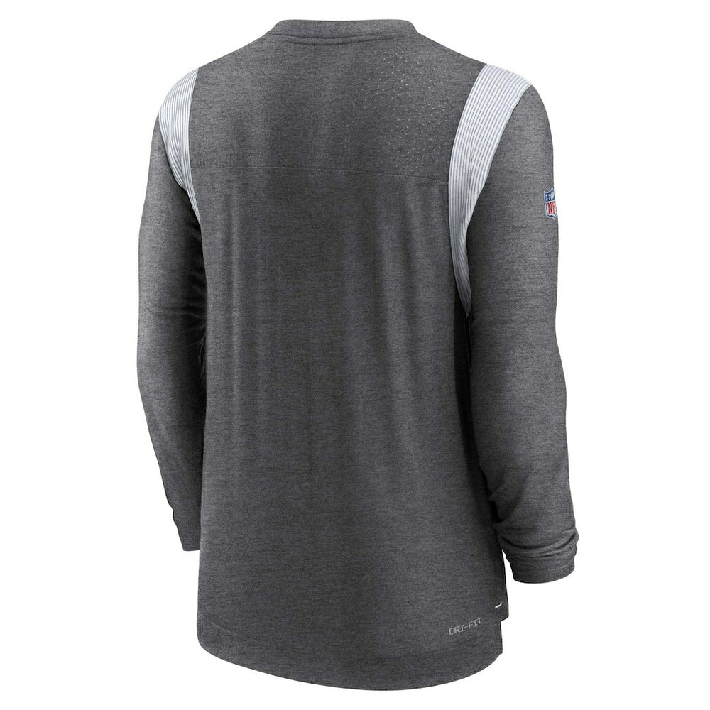 Indianapolis Colts Sideline Tonal Logo Performance Player Long Sleeve T-Shirt - Charcoal - Nike