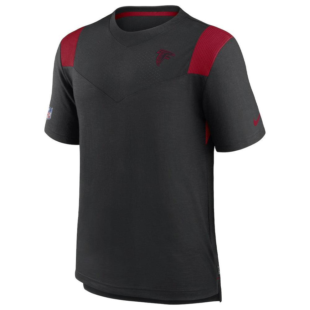 Atlanta Falcons Sideline Tonal Logo Performance Player T-Shirt - Black - Nike