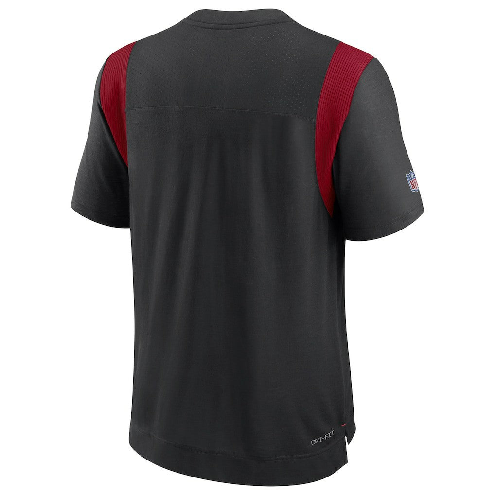 Atlanta Falcons Sideline Tonal Logo Performance Player T-Shirt - Black - Nike