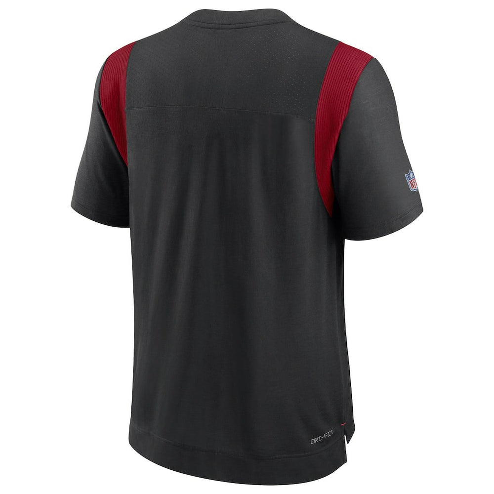 Atlanta Falcons Sideline Tonal Logo Performance Player T-Shirt - Black - Nike
