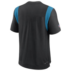 Carolina Panthers Sideline Tonal Logo Performance Player T-Shirt - Black - Nike