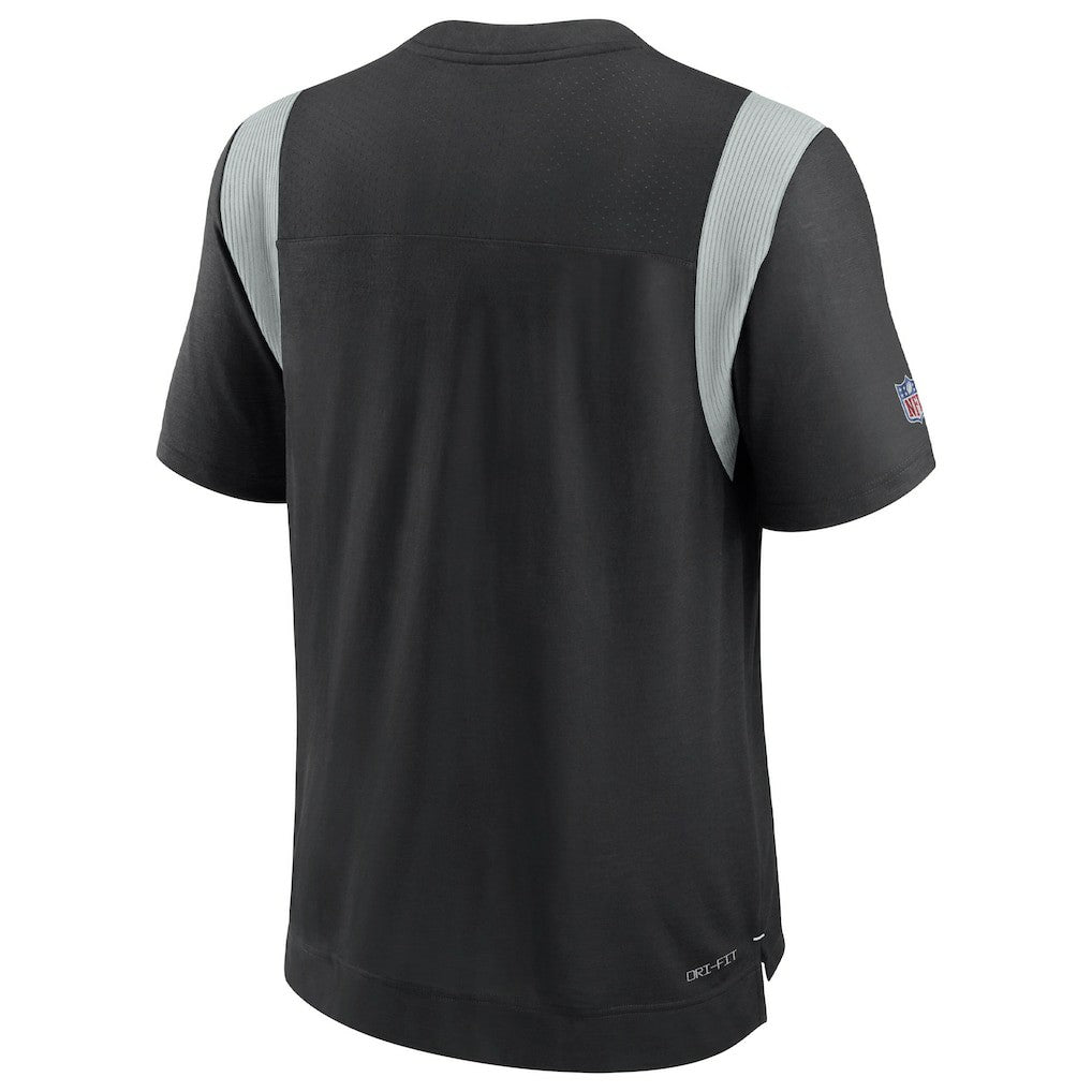Las Vegas Raiders 2022 Sideline Tonal Logo Performance Player T-Shirt - Black - Nike