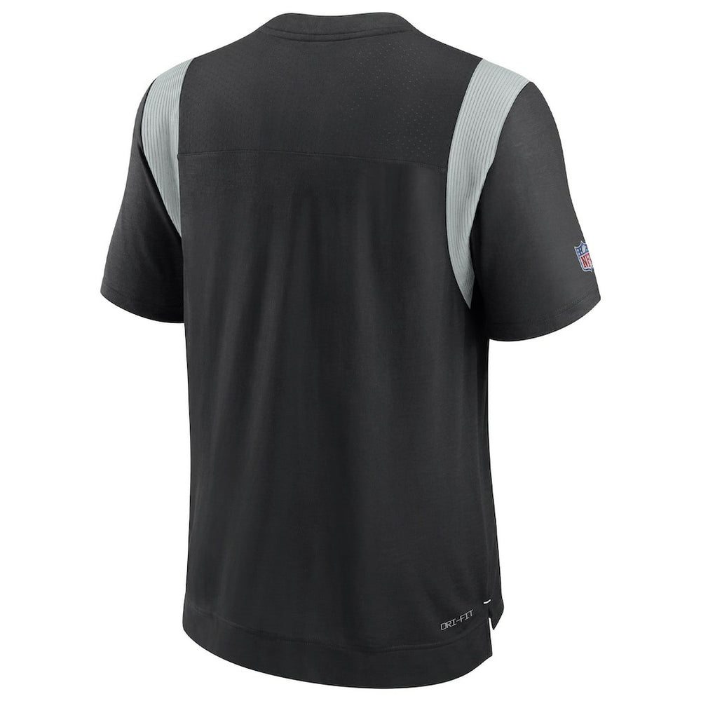 Las Vegas Raiders 2022 Sideline Tonal Logo Performance Player T-Shirt - Black - Nike