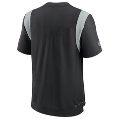 Las Vegas Raiders 2022 Sideline Tonal Logo Performance Player T-Shirt - Black - Nike