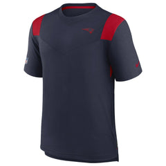 New England Patriots Sideline Tonal Logo Performance Player T-Shirt - Navy - Nike