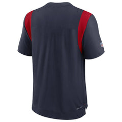 New England Patriots Sideline Tonal Logo Performance Player T-Shirt - Navy - Nike