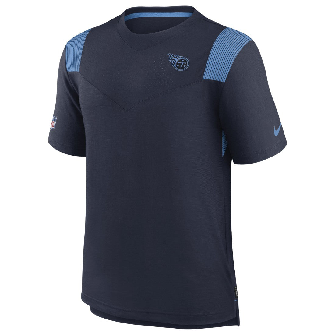 Tennessee Titans Sideline Tonal Logo Performance Player T-Shirt - Navy - Nike