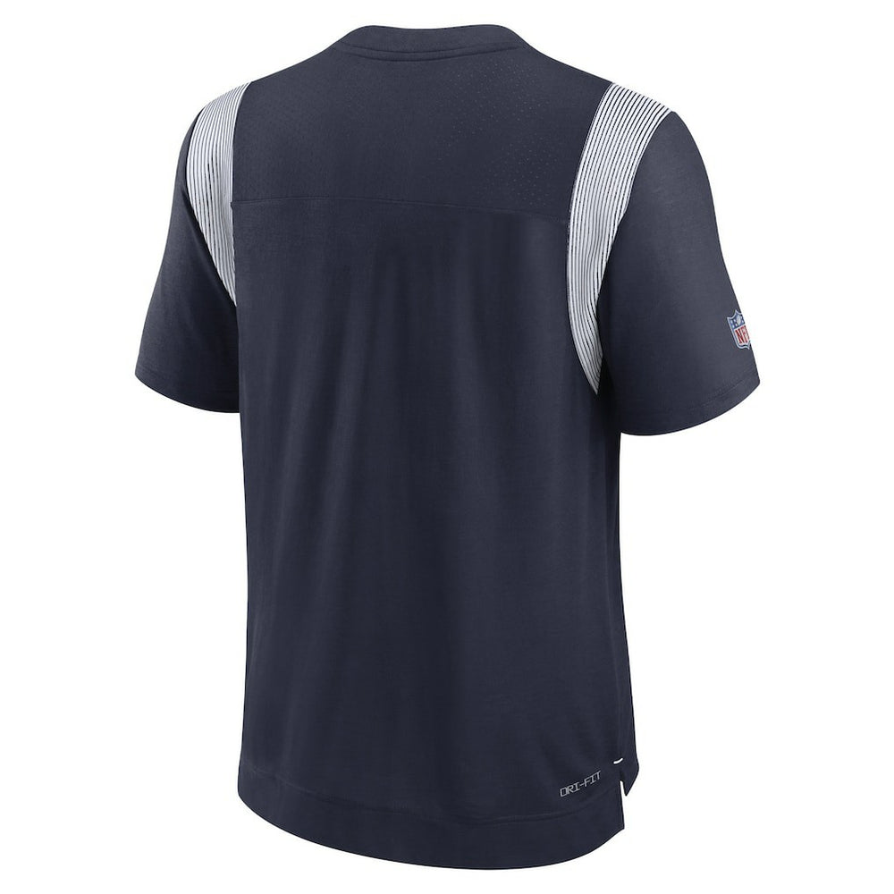 Dallas Cowboys Sideline Tonal Logo Performance Player T-Shirt - Navy - Nike