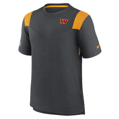 Washington Commanders Sideline Tonal Logo Performance Player T-Shirt - Charcoal - Nike
