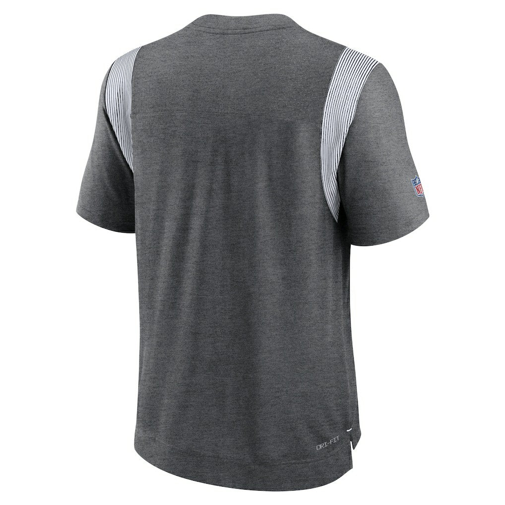 Indianapolis Colts Sideline Tonal Logo Performance Player T-Shirt - Heather Charcoal - Nike
