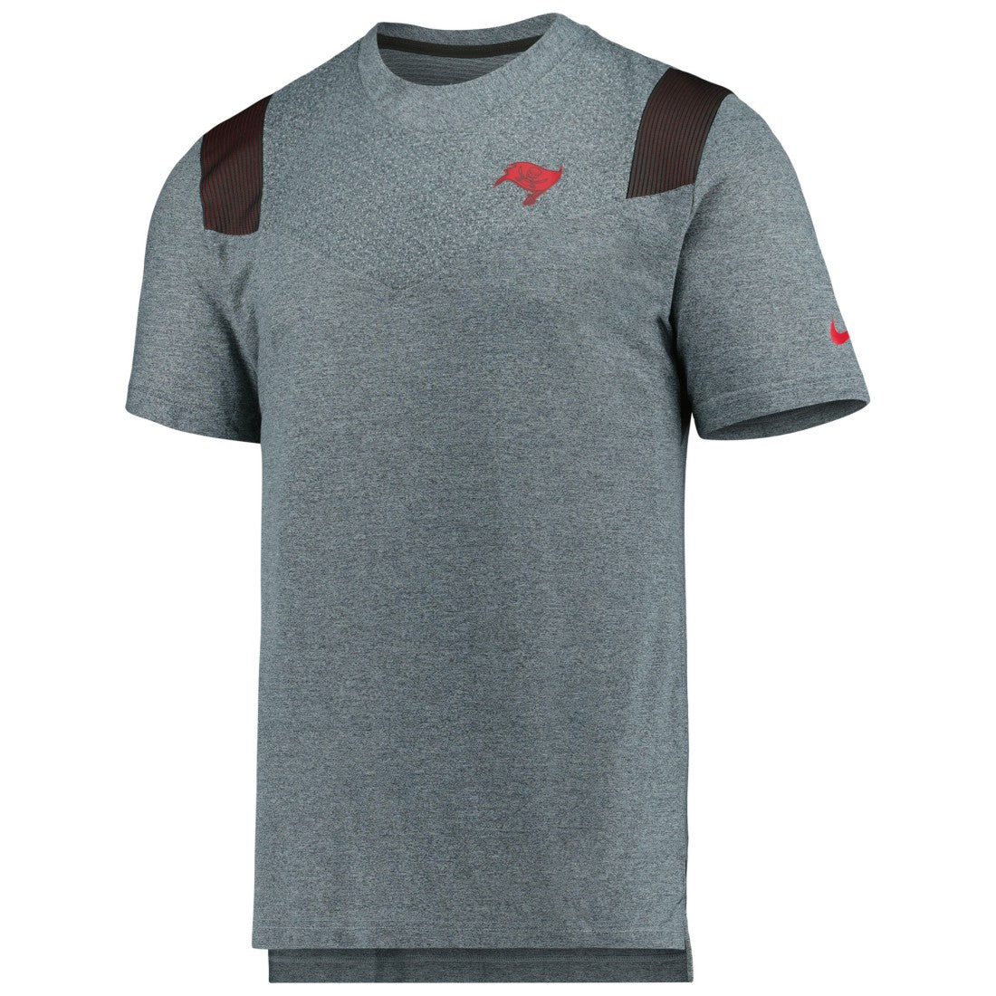 Tampa Bay Buccaneers Sideline Tonal Logo Performance Player T-Shirt - Pewter - Nike